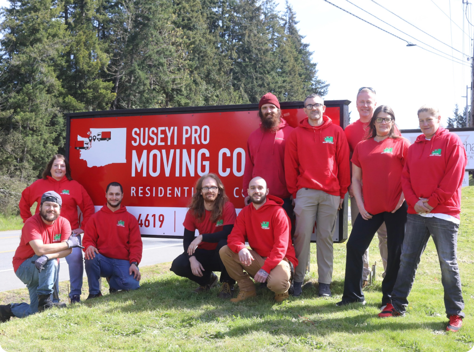 Photo of the Suseyi Pro Moving team