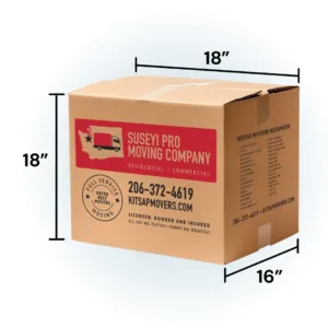 Medium Cardboard Moving Box - 18 in. L x 18 in. W x 16 in. D